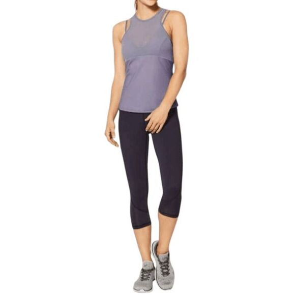 LULULEMON ATHLETICA Fresh In Mesh Tank 'Dusky Lavender' Size 4 - Picture 1 of 5